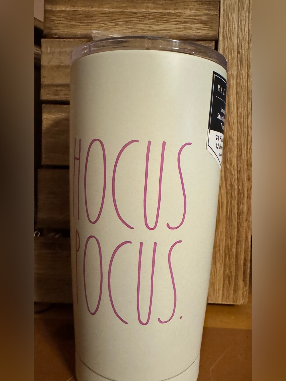 NWT Rae Dunn HOCUS POCUS Insulated Tumbler on go